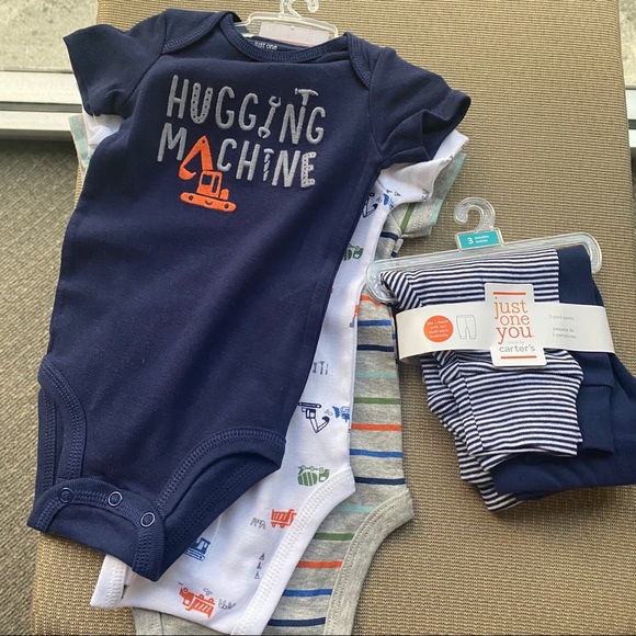 Carter's Other - Three onesies and two pairs of pants. NWT